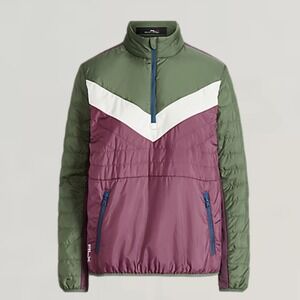 RXL Ralph Lauren Womens 1/4 Zip Puffy Pullover Lg